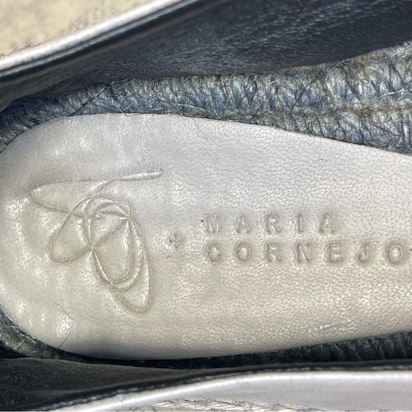 Zero + Maria Cornejo Zana Flatform Lace Up Ankle Espadrilles Flats - Picture 12 of 14